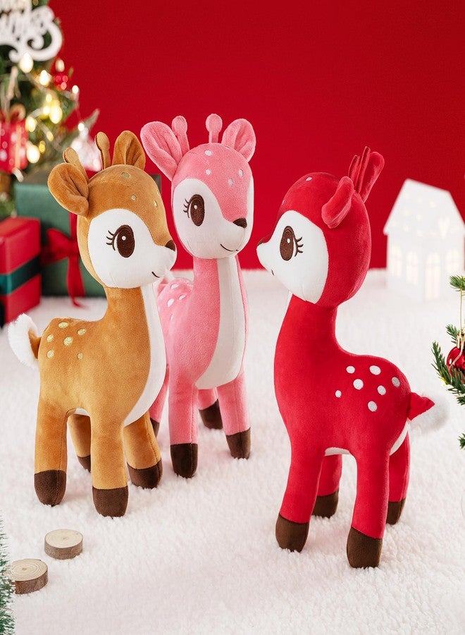 لازادا لعبة غزال وردية محشوة من لازادا، لعبة أطفال من لازادا، ذات ذيل ممتلئ، 10 بوصات، لون وردي - Image 4